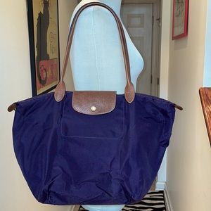 Lonchamp Purple Nylon Medium LePliage Bag 💃🏻